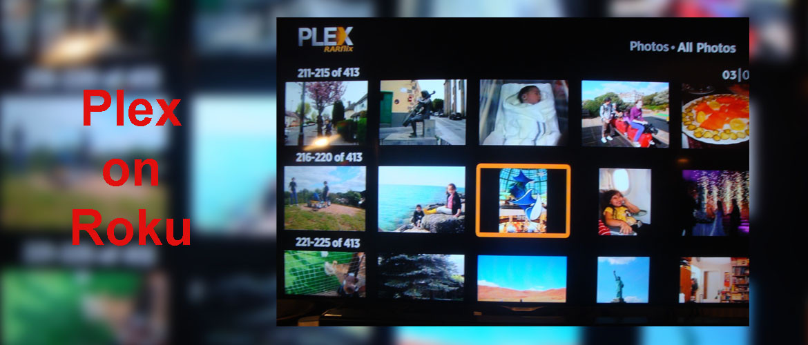 Plex on Roku - RARflix Photo Albums