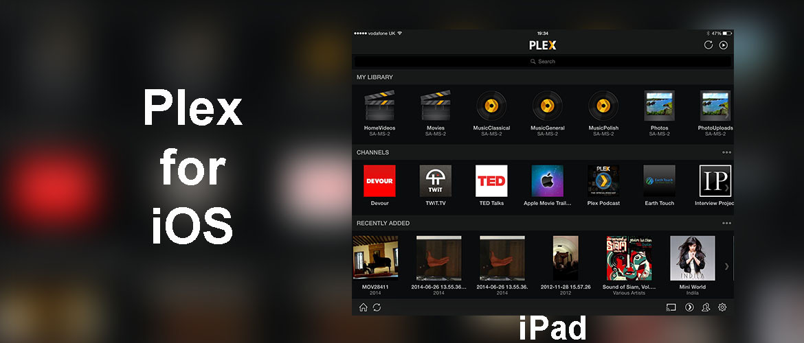 Plex for iOS - iPad